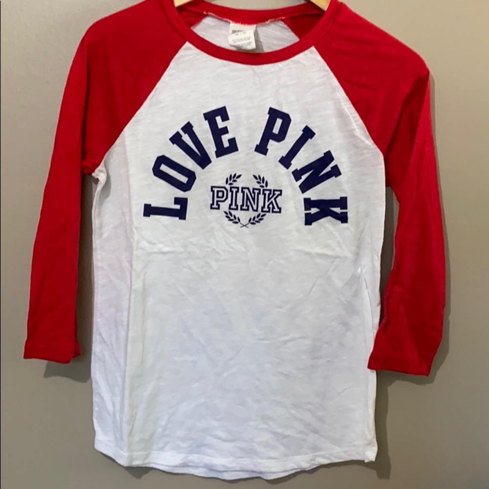 Love Pink Baseball Tee